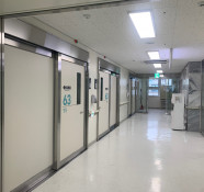 청주하나병원 방화유리자동문